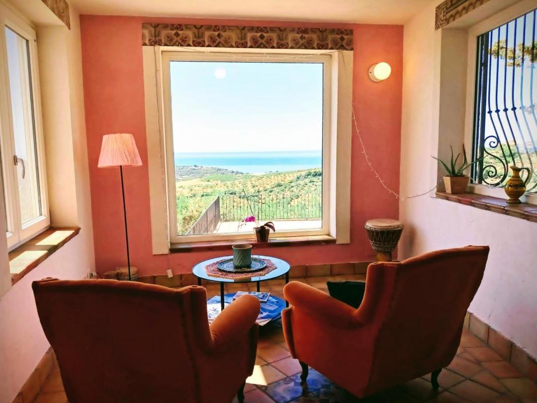 Villa Immersa In Oliveto Vista Mare Sciacca Exterior photo