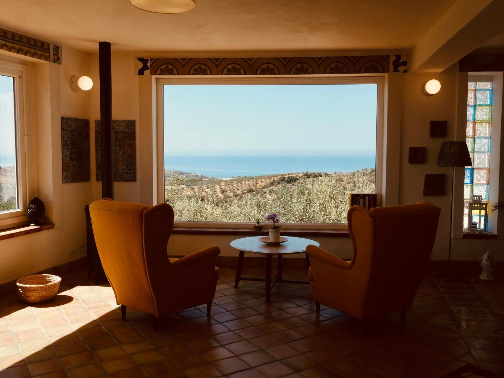 Villa Immersa In Oliveto Vista Mare Sciacca Exterior photo